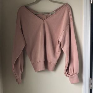 Blush off the shoulder too